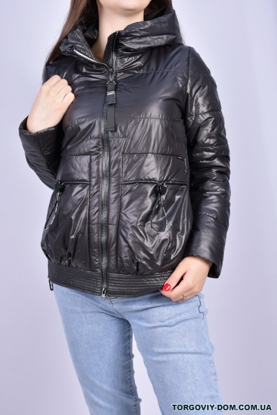 Куртка жіноча з плащівки демісезонна (color A001) HaiLuoZi Розмір в наявності : 42 арт.BM7089