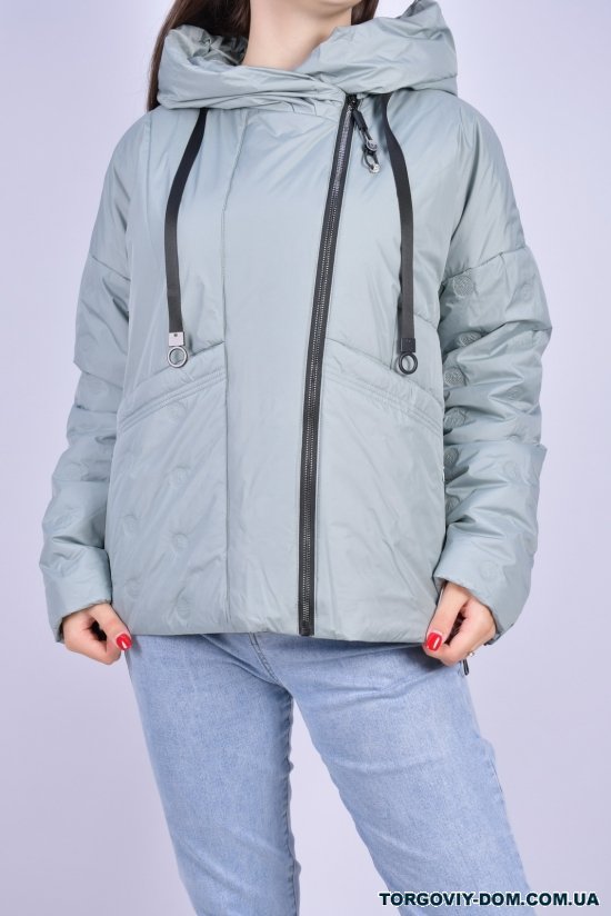 Куртка жіноча з плащівки демісезонна (color C022) HaiLuoZi Розмір в наявності : 52 арт.BM7088