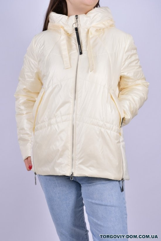Куртка жіноча з плащівки демісезонна (color A114) HaiLuoZi Розміри в наявності : 48, 50 арт.BM7050