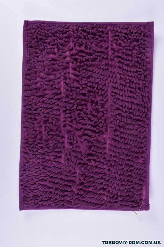 Коврик "Лапша" (цв.фиолетовый) на резиновой основе (микрофибра) размер 40/60 см. арт.MF5208
