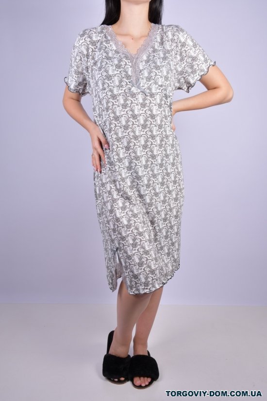 Ночная рубашка женская (цв.св.серый) Размеры в наличии : 46, 50, 52 арт.625