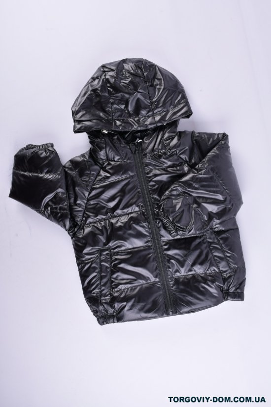 Куртка дитяча демісезонна болонева (кол. чорний) Зріст в наявності : 98, 104, 110 арт.fashion