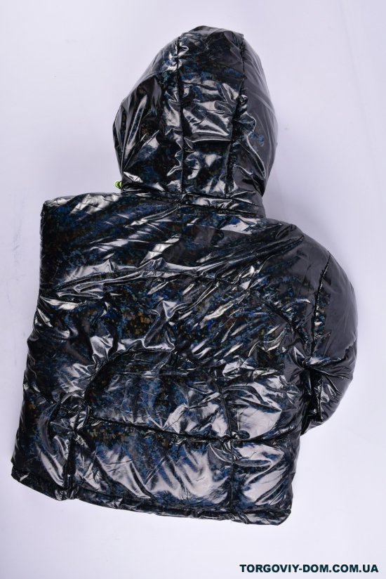 Куртка для дівчинки (кол. чорний) болонева демісезонна Зріст в наявності : 98, 104, 110, 116, 122 арт.12415