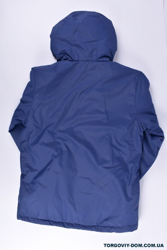 Куртка для хлопчика (кол. т. синій) з плащової тканини демісезонна "PANDA" Зріст в наявності : 134 арт.PD-916