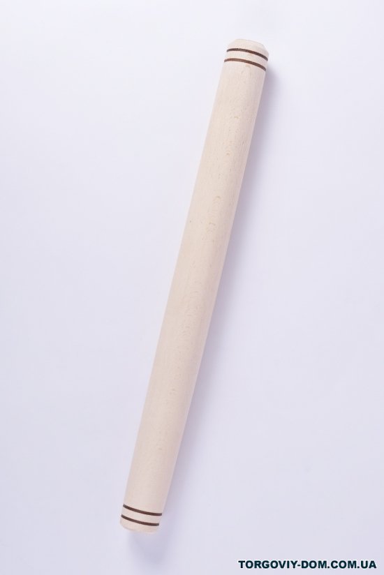 Скалка для розкочування тіста (дерев'яна) розмір 40 см арт.2025