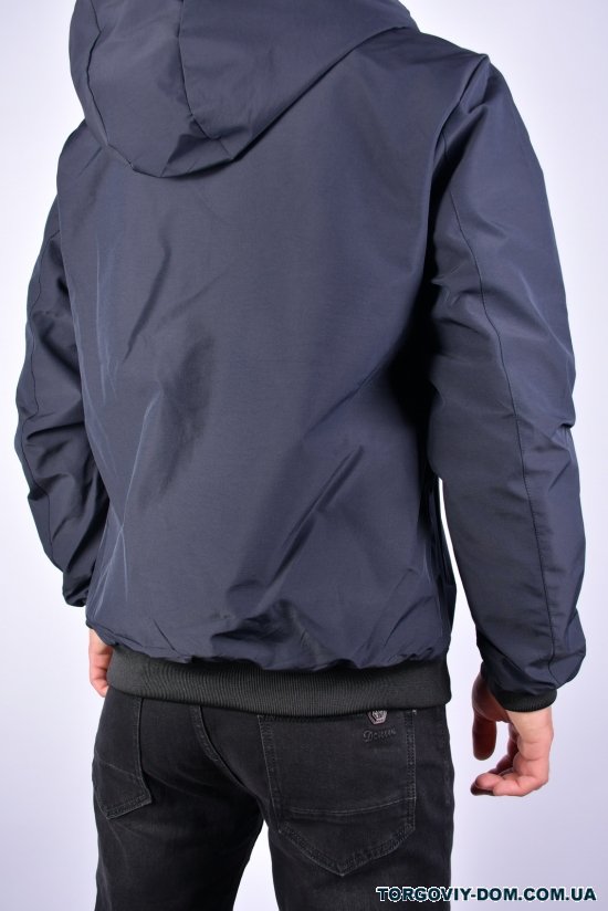 Куртка мужская демисезонная (цв.т.синий/черный) двух сторонняя Размеры в наличии : 46, 48, 50, 52, 54 арт.EM2307