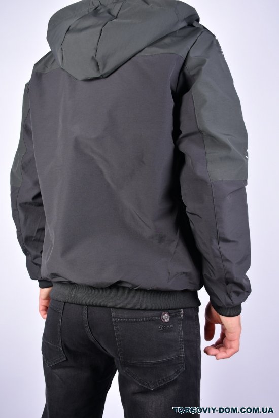 Куртка мужская демисезонная (цв.черный) двух сторонняя Размеры в наличии : 46, 48 арт.EM2366