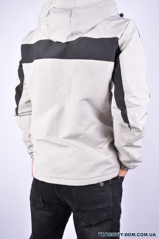 Куртка мужская демисезонная (цв.серый/черный) двух сторонняя Размеры в наличии : 44, 46 арт.EM23078
