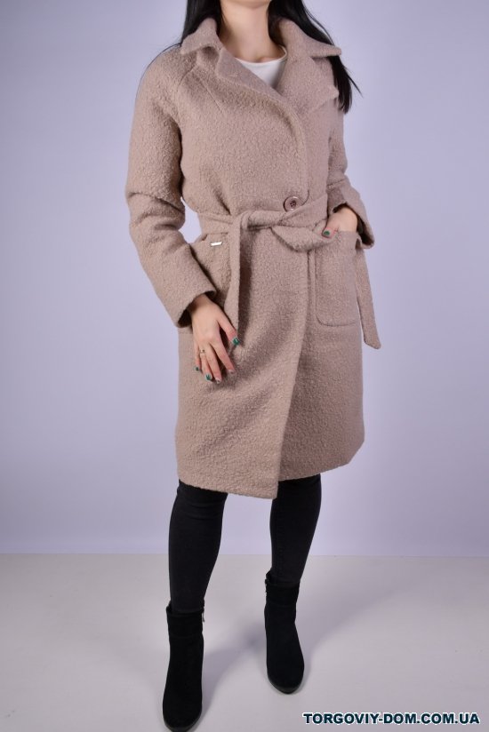 Пальто женское демисезонное (цв.капучино) "ROMAN" Размер в наличии : 44 арт.2131
