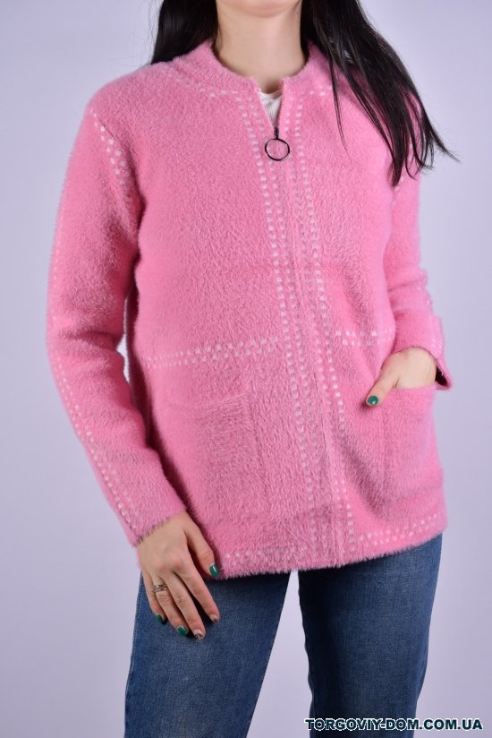 Кофта женская (ткань альпака) цв.розовый размер 46-48 арт.AF-958
