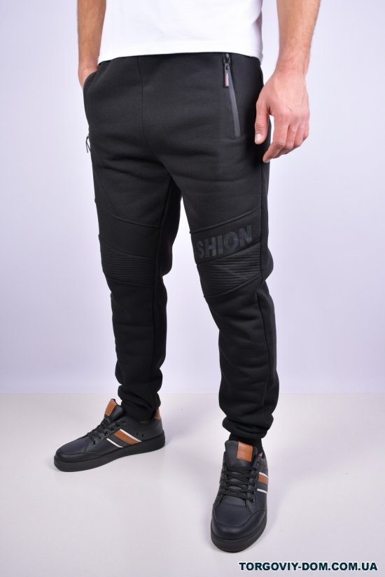 Чоловічі штани (кол. чорний) на флісі "Black Cyclone" Розміри в наявності : 50, 54 арт.WK-2191H