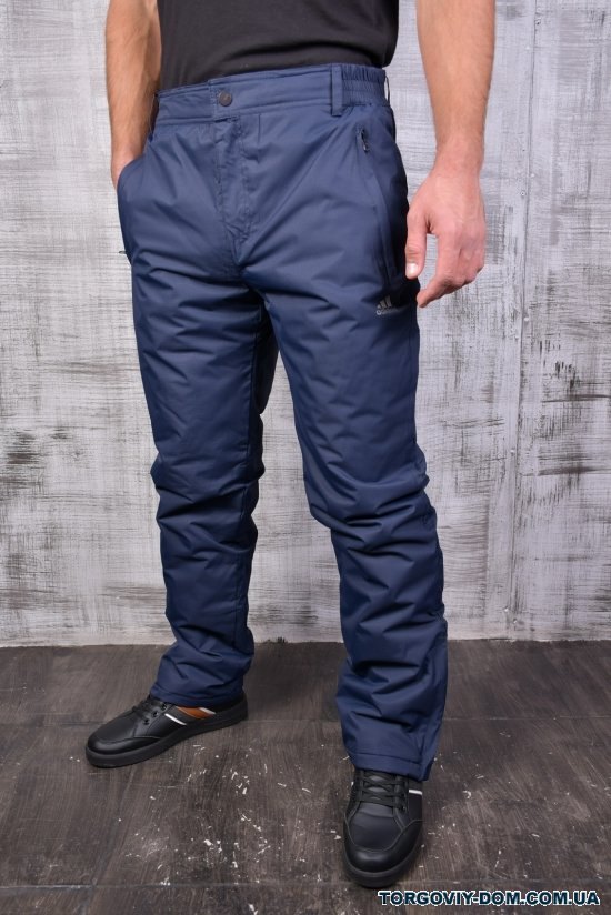 Чоловічі штани з плащівки (утеплені) (кол. т. синій)  Розміри в наявності : 44, 50 арт.M902