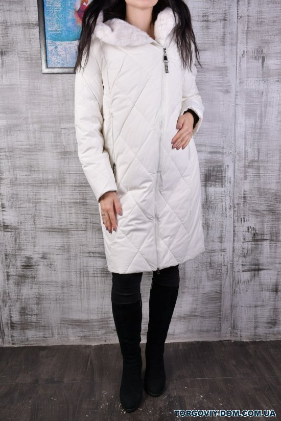 Жіноче пальто зимове color.17 (100% поліестер) "Quiet Poem" Розмір в наявності : 46 арт.BY-2446