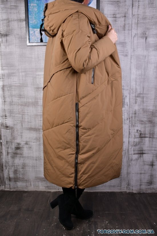 Пальто женское из плащёвки зимние (color B044) HaiLuoZi" Размер в наличии : 46 арт.23