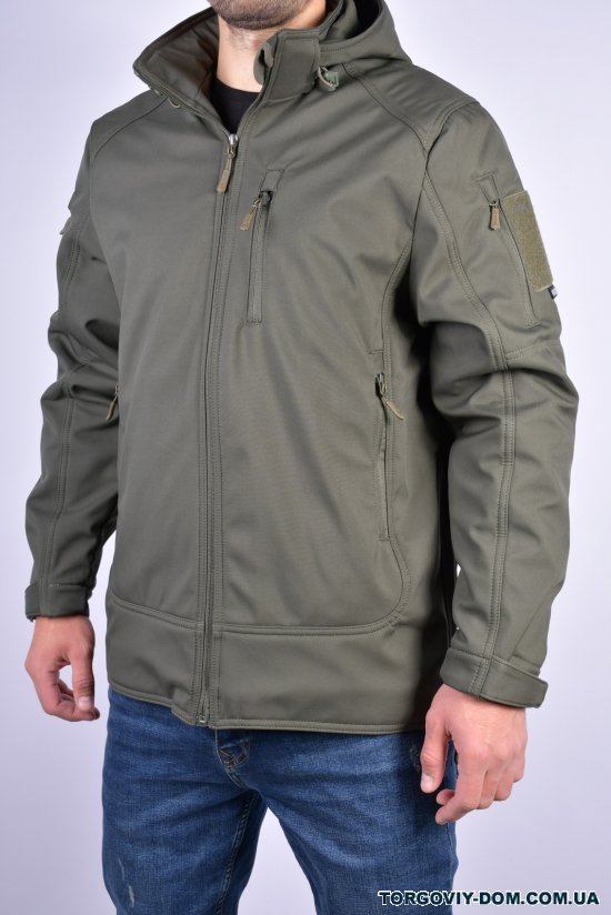 Куртка мужская на флисе (цв.хаки) зимняя "COMBAT tactical" Размер в наличии : 50 арт.305C-001