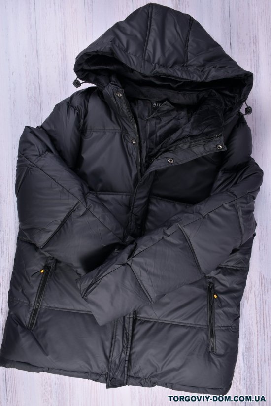 Куртка чоловіча болонева (кол. чорний) зимова Об'єм в наявності : 60 арт.A625-D