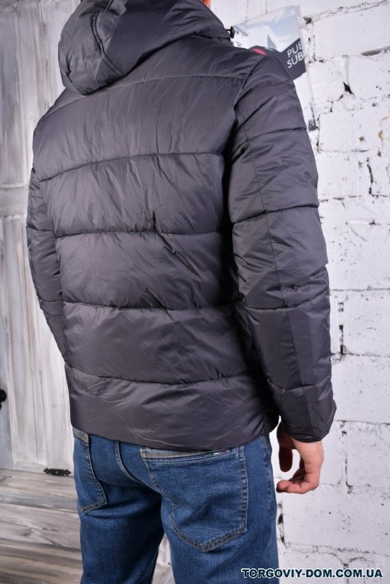 Куртка чоловіча (кол. чорний) з плащової тканини зимова "AUDSA" Розмір в наявності : 46 арт.8526