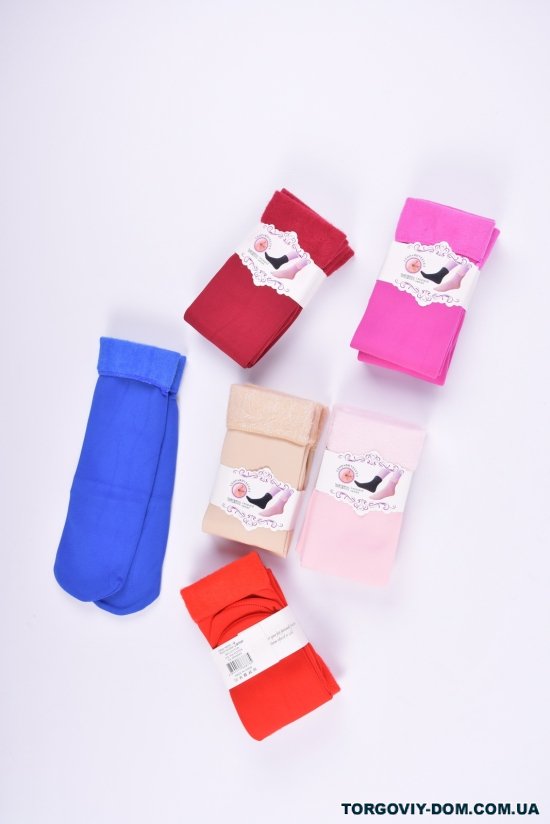 Носки женские на микро мехе размер 36-41 (Cotton 80%,Polyester 15%,Spandex 5%) арт.A101