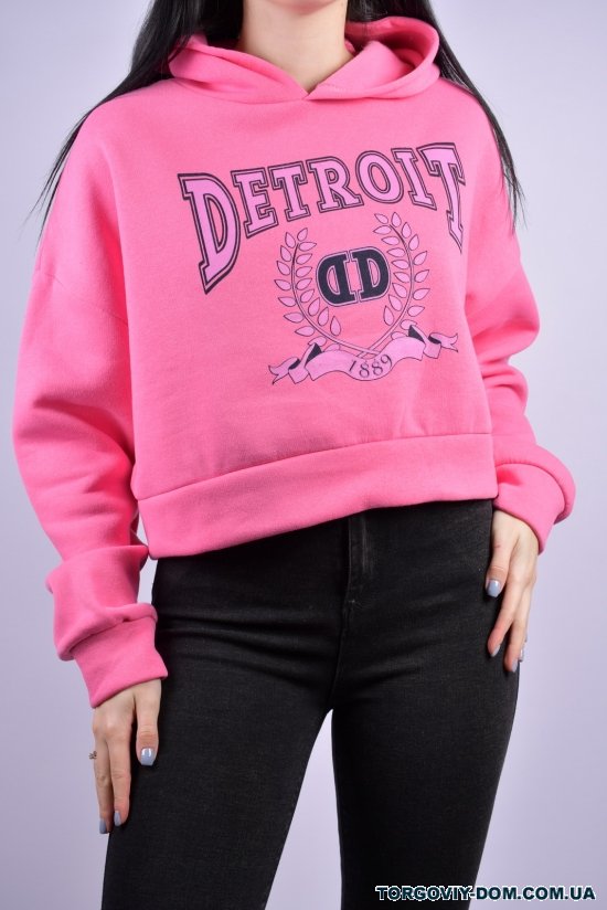 Худі жіноче (кол. рожевий) трикотажне на флісі "MADAME DREAM" Розміри в наявності : 42, 46 арт.Detroit