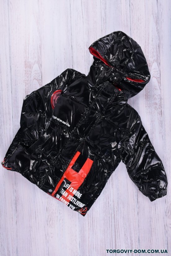 Куртка для девочки (цв.черный) болоневая зимняя Рост в наличии : 98, 104, 116 арт.1803