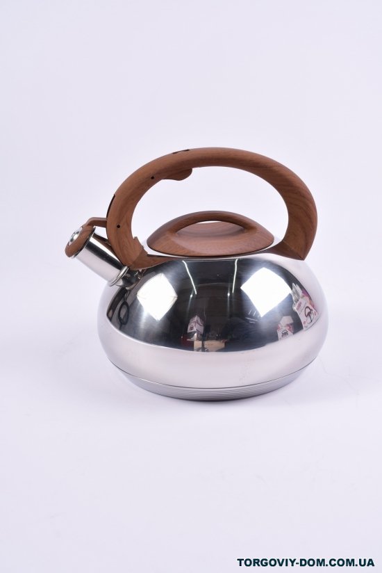 Чайник із нержавіючої сталі зі свистком (3л) "BENSON" арт.BN-702
