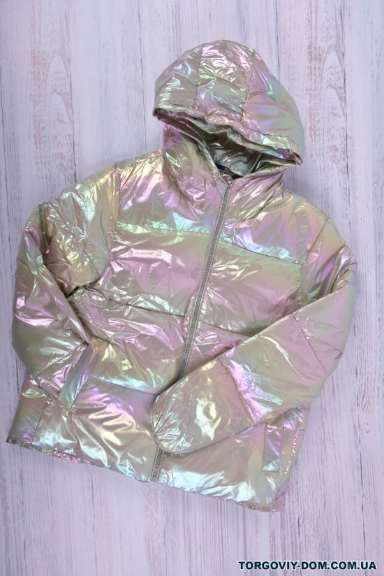 Куртка для дівчинки (кол. срібло) зимова болонева Зріст в наявності : 170, 176 арт.2022-4