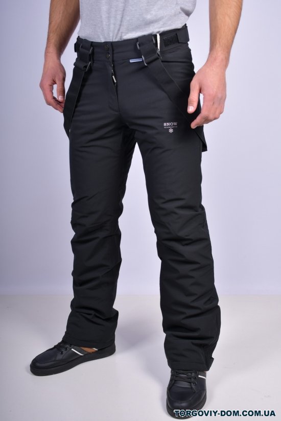 Комбінезон чоловічий лижний (кол. чорний) з плащової тканини "SNOW HEADQ" Розмір в наявності : 46 арт.C-8851