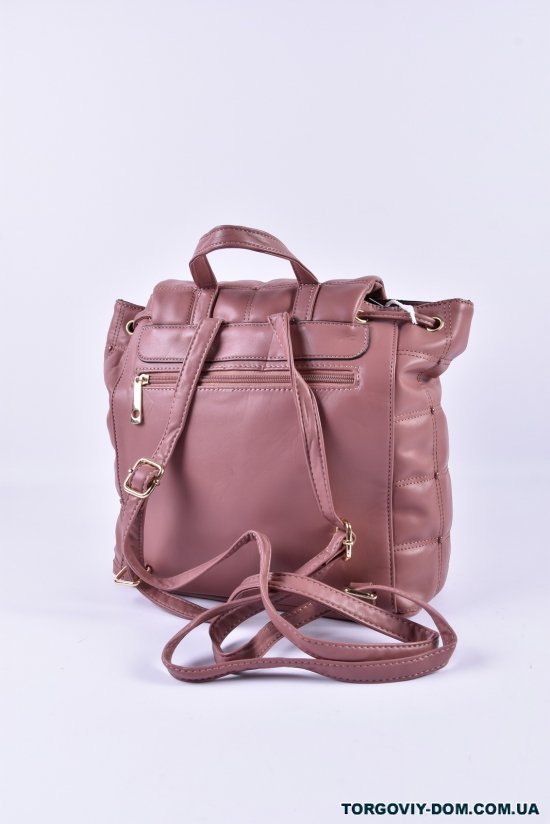 Рюкзак-сумка жіноча (кол. пудри) розмір 30/29/11 см. арт.HJ789