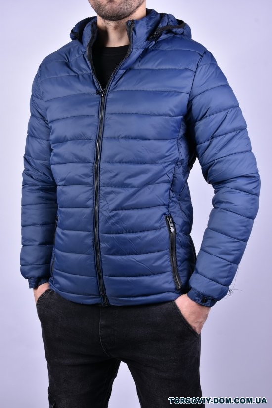 Куртка чоловіча (кол. синій) болонева демісезонна "BOOSJICK" Розмір в наявності : 46 арт.8215