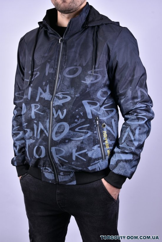 Куртка чоловіча (color 2) демісезонна з плащової тканини "BOOSJICK" (двостороння) Розміри в наявності : 44, 46, 54 арт.7713