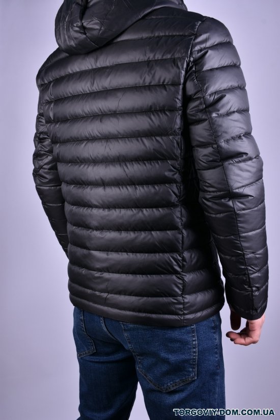 Куртка мужская из плащевки (цв.черный) демисезонная"ATE" Размеры в наличии : 46, 48, 50, 54 арт.2305