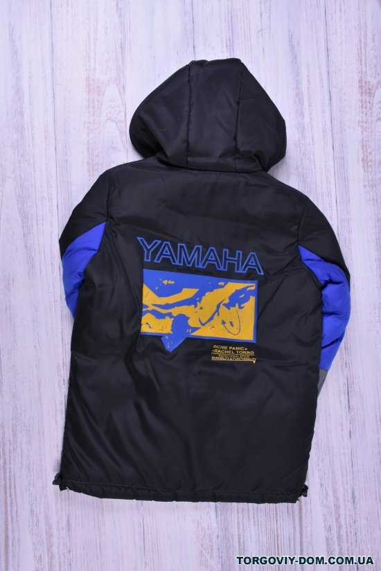 Куртка для хлопчика (кол. чорний/синій) демісезонна Зріст в наявності : 128 арт.Yamaha