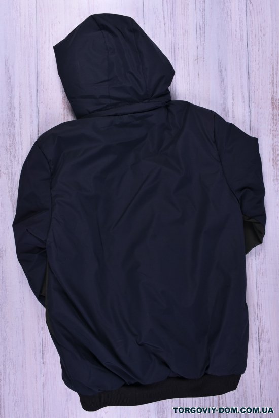 Куртка для мальчика (цв.т.синий/хаки) демисезонная из плащевки Рост в наличии : 134, 140, 146, 152, 158 арт.002