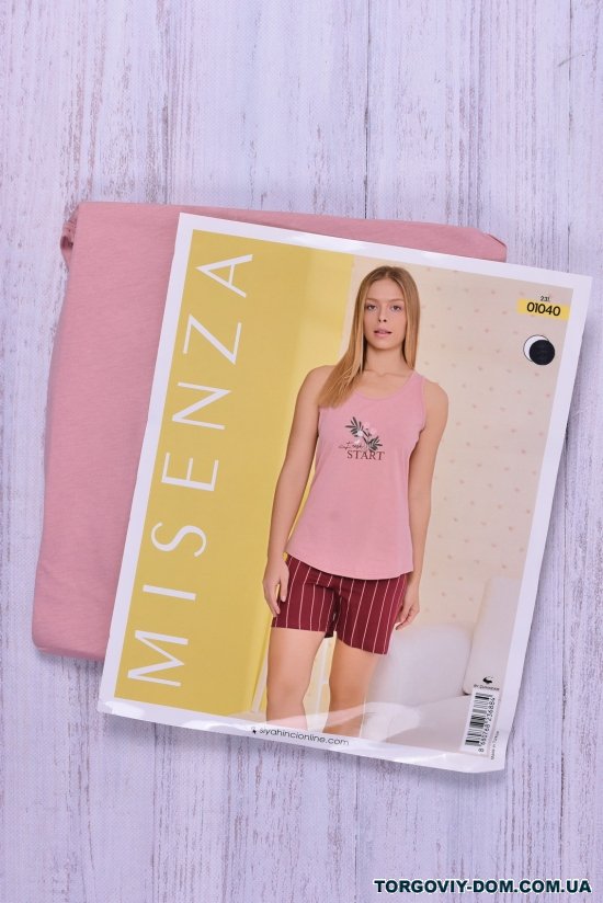 Костюм домашний женский трикотажный "MISENZA" (100%cotton ) Размеры в наличии : 42, 44, 46 арт.01040