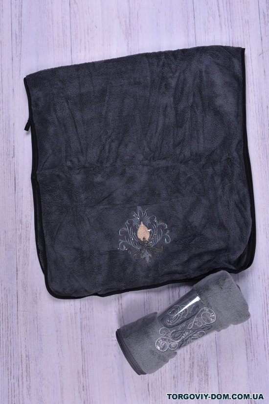Рушник банний (тканина мікрофібра) розмір 70/140 см (вага 280гр.) арт.998-402