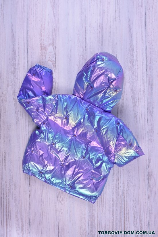 Куртка для дівчинки демісезонна (кол. фіолетовий) болонева Зріст в наявності : 92, 98, 104, 110 арт.07