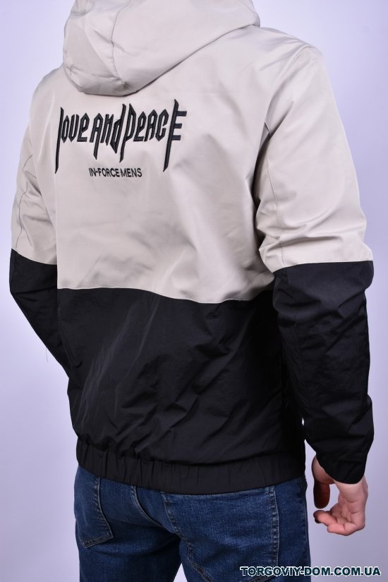 Куртка чоловіча демісезонна (кол. капучино) з плащової тканини. Розміри в наявності : 42, 44, 46, 48 арт.99-52