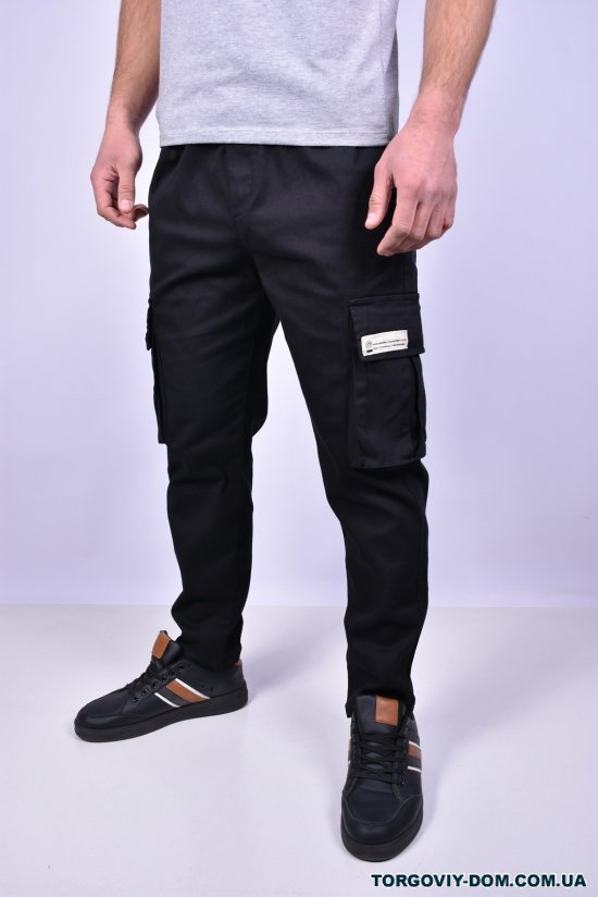 Чоловічі штани (кол. чорний) "MODA ARPOL" Розміри в наявності : 46, 52, 54 арт.3093