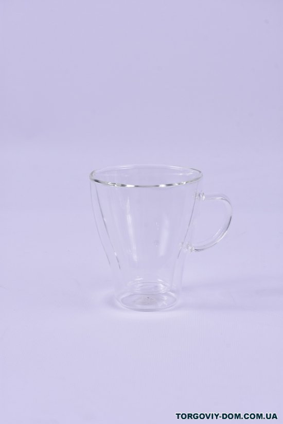 Чашка стеклянная с двойным дном 250мл "Тревизо" Helios арт.6758