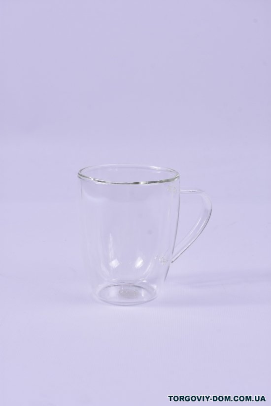 Чашка скляна з подвійним дном 250мл "Турін" Helios арт.6756