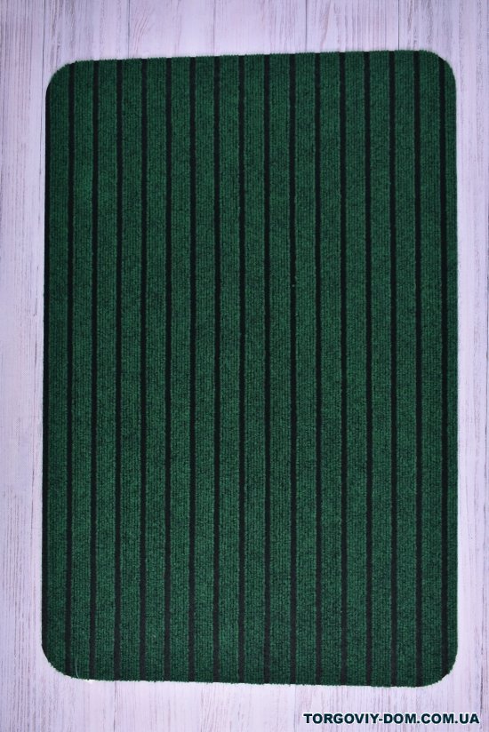 Коврик на резиновой (цв.зеленый) основе размер 60/90 см. арт.LB-2022-006