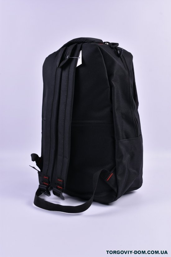 Рюкзак з плащової тканини (кол. чорний) розмір 39/28/13 см. арт.2215