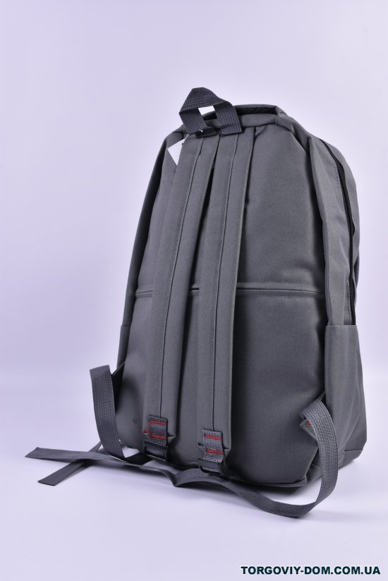 Рюкзак из плащевки (цв.серый) размер 39/28/13 см. арт.2215