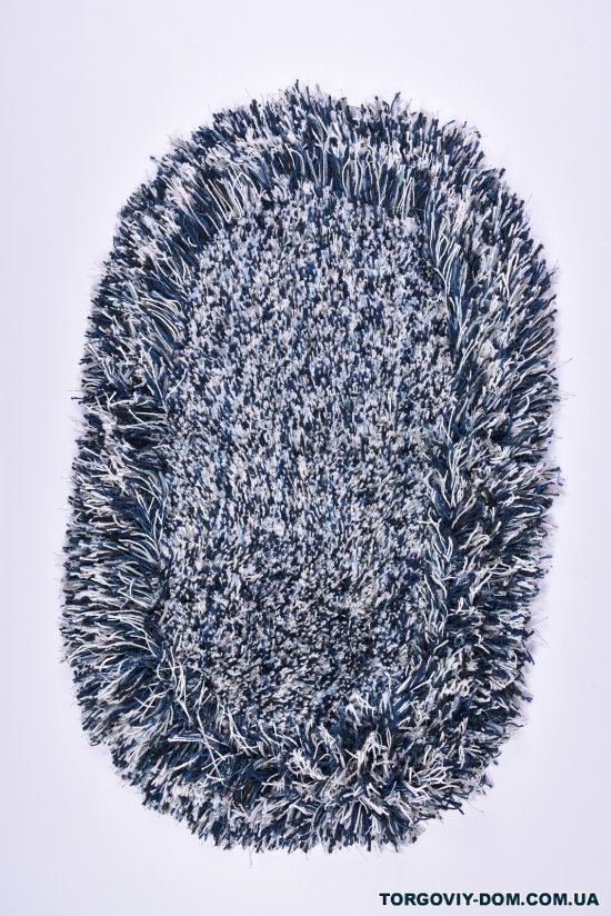 Килимок "травка" на тканинній основі (кол. т. синій) розмір 50/70 см арт.2020-031