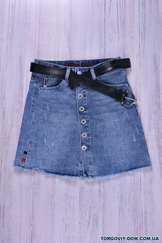 Спідниця жіноча джинсова з поясом Розмір в наявності : 26 арт.C4220
