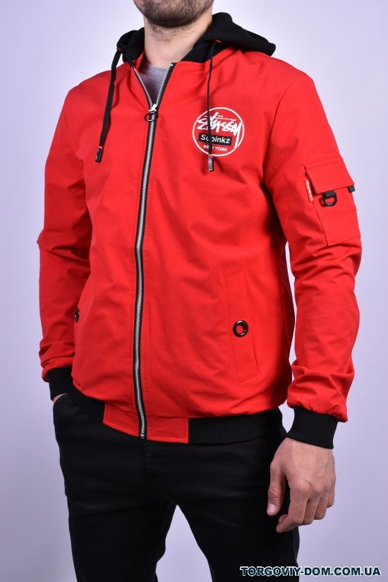 Куртка чоловіча демісезонна (кол. червоний) "DGJJ" Розміри в наявності : 44, 46, 48 арт.88015