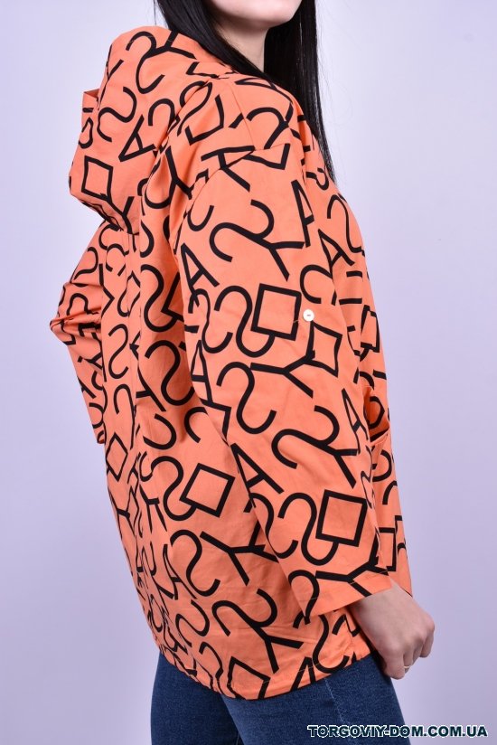 Кофта жіноча (кол. помаранчевий) трикотажна "QIANZHIDU" Розміри в наявності : 42, 46 арт.E190212
