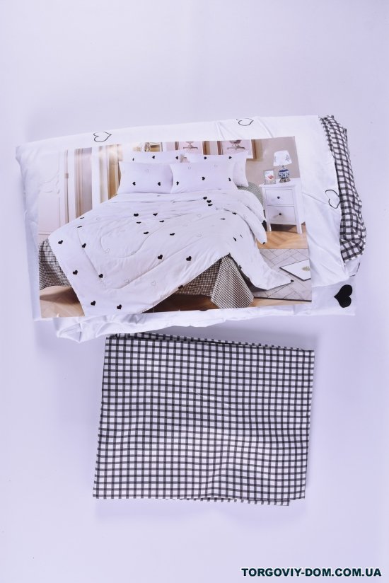 Комплект постельного белья и одеяло размер (200/230см)(наволочки размер 70/70см.2шт) арт.UT-38-4