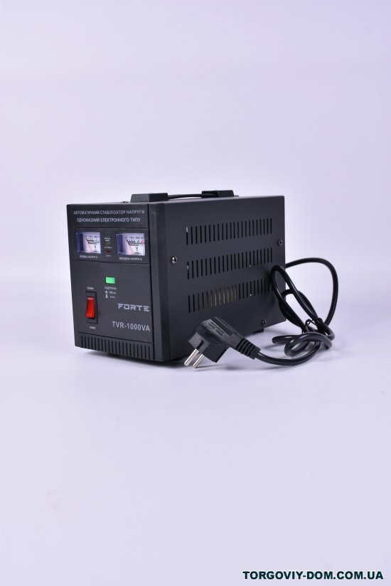 Стабилизатор напряжения релейного типа мощность 1000 ВА точность 8% 3,65 кг арт.TVR-1000VA