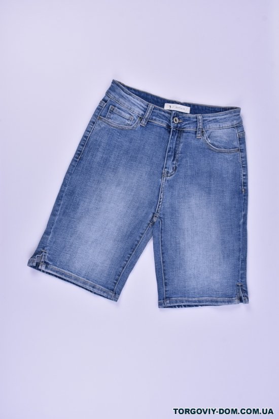 Шорты женские джинсовые стрейчевые "Saint Wish" Размеры в наличии : 32, 33, 34 арт.B3055-2